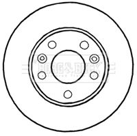 BORG & BECK Тормозной диск BBD4640